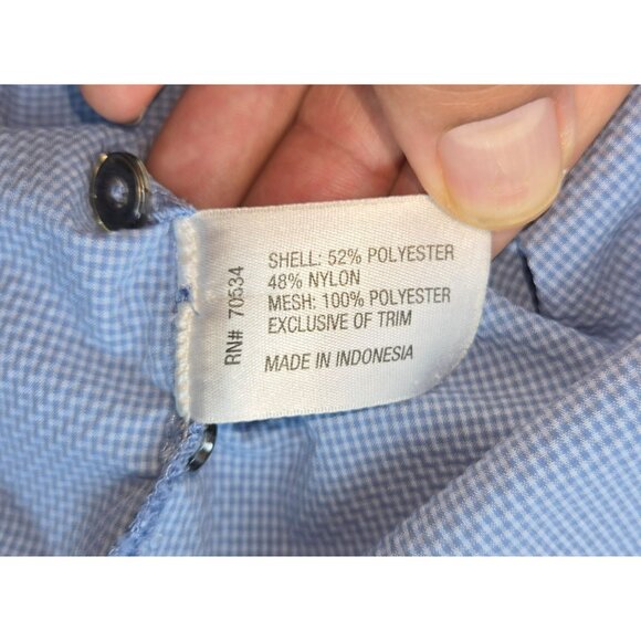 Orvis Mens Blue Fishing Shirt XXL Nylon & Polyester - Picture 6 of 9